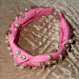 Embellished Pink Headband